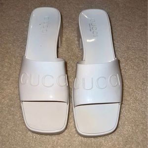 Gucci rubber sandals